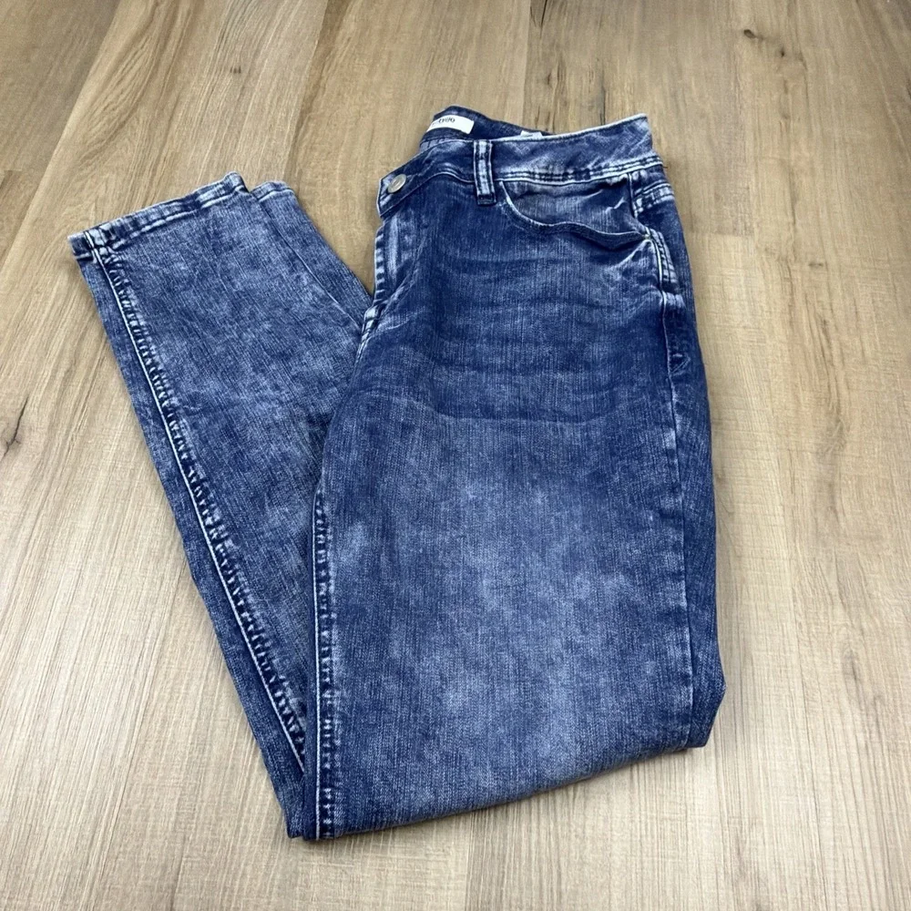 Kensie Effortless Ankle Jeans Womens 8 29 Mid Rise Slim Straight Stretch Denim‎